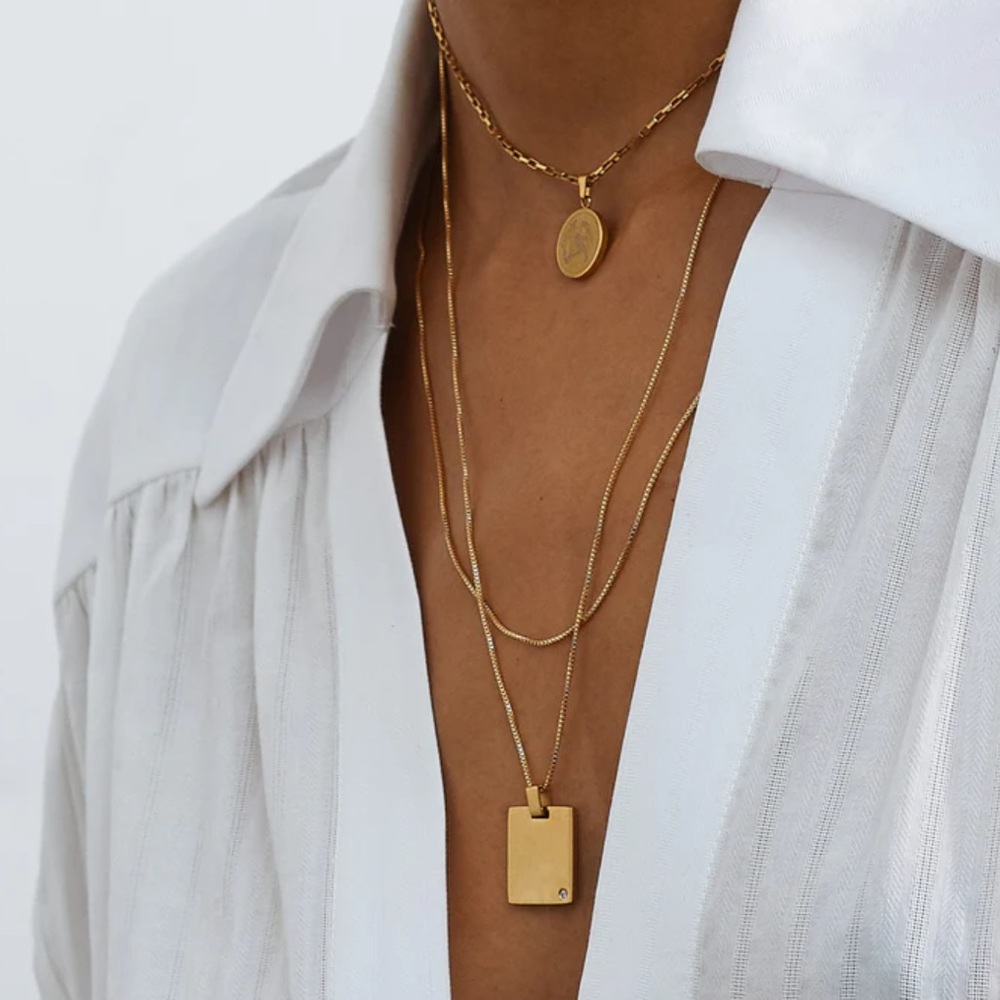 BAGATIBA LONG CAGE NECKLACE - Picture 13 of 16